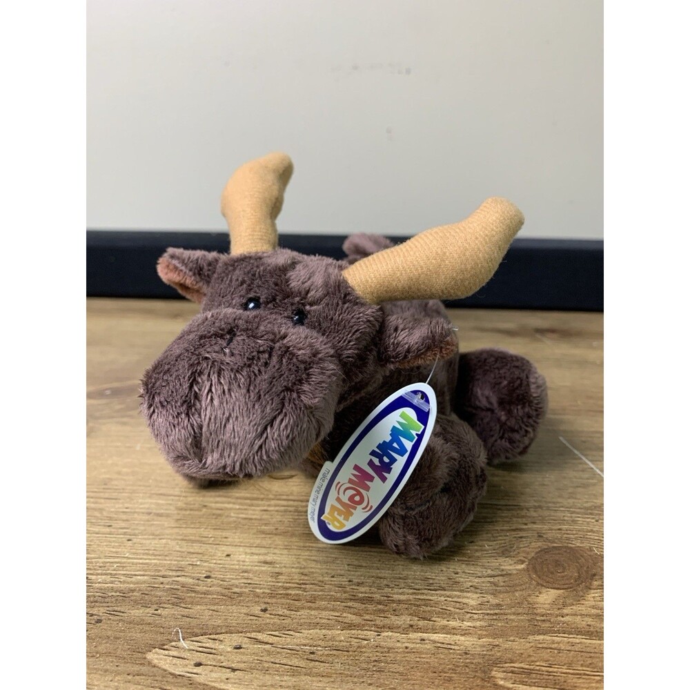 Mary Meyer Moose Brown Plush Stuffed Animal W/Tag
